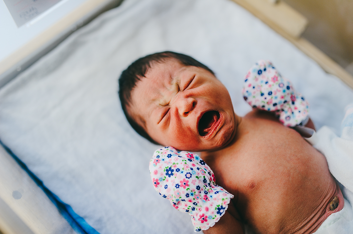Newborn Crying Picture