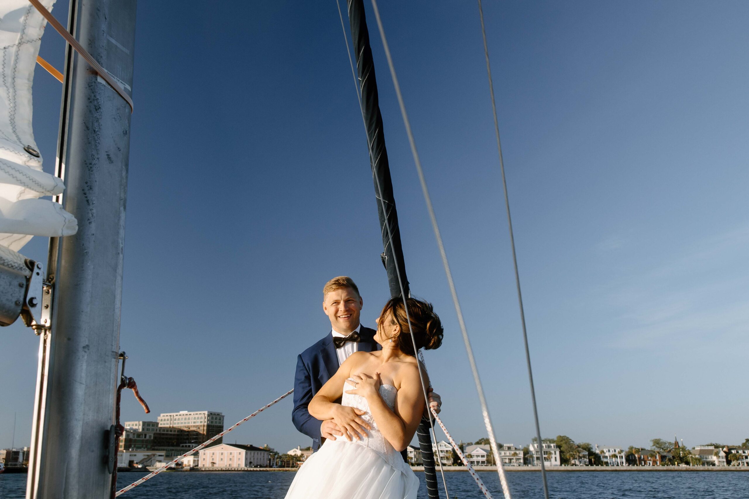 Sailboat Elopement in Charleston SC