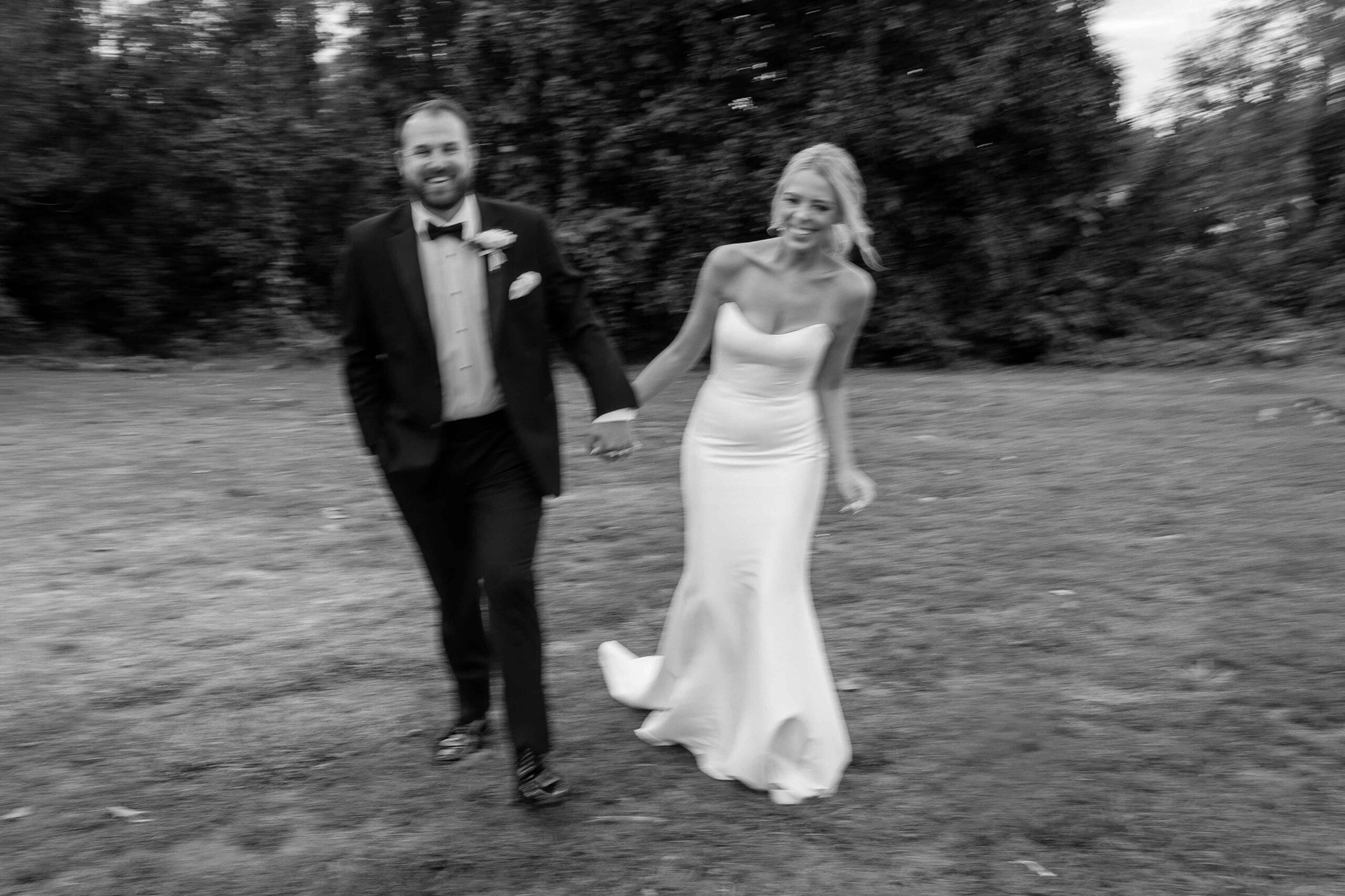Bride and groom at The Distillery wedding in Garner NC
